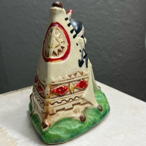 1950s ceramic indian incense burner - Picture 4 of 5
